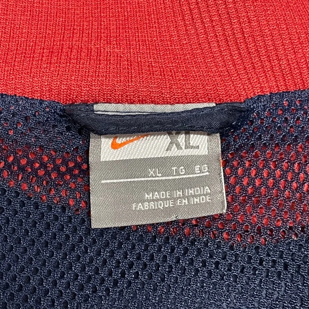 Team USA Soccer Jacket Mens XL Navy‎ Blue Nike 2008 Beijing Olympics Vented Zip
